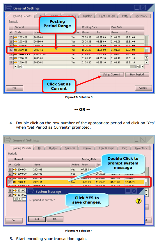Date deviates from permissible range SAP B1 Technolux Equipment and